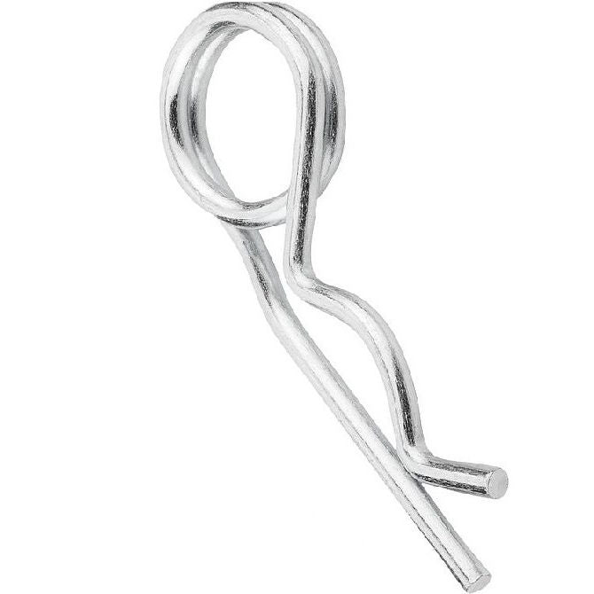 1075492 | RCL-070-152-ZD (Each) --- Double Coil R Clips - 7x152 mm - Zinc Plated Clip