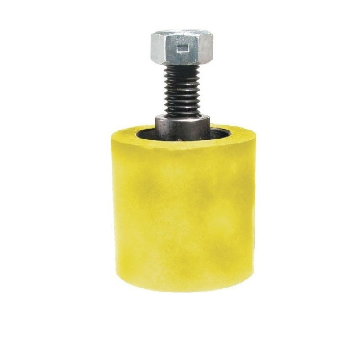 1152340 | RR-40RS (Each) --- Solid Stud Mount Rollers - 38.1x31.75 mm - 5/16-18 UNC - 7.94mm - Coloured Urethane - Urethane Roller