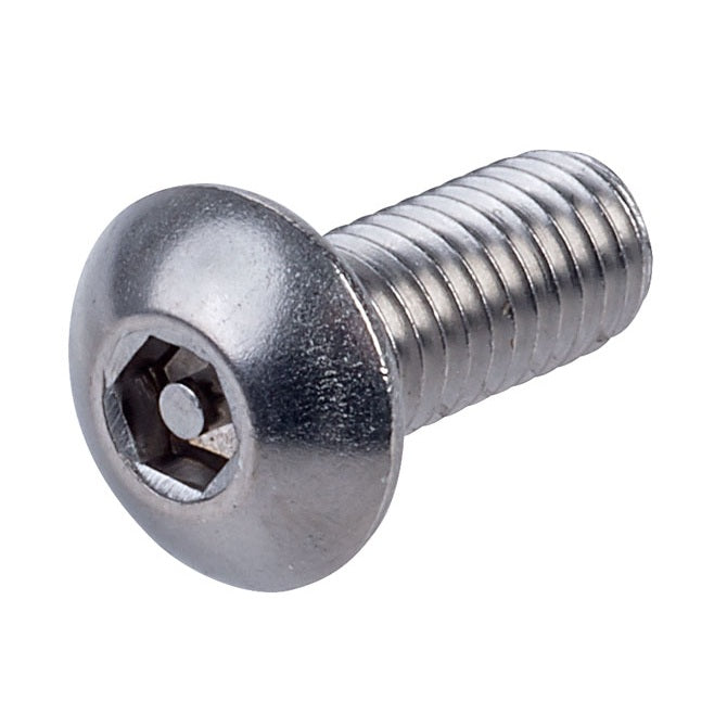 1045323 | SCS0300-010-B-SK-S4 (PK-5) --- Security Screws - M3 - 3x0.5mm - 10 mm - 304 Stainless Button Screw
