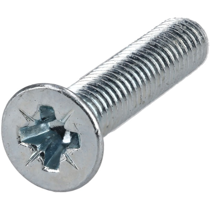 1042160 | SK025M-010-PZ-CZ (PK-100) --- Countersunk Screws - M2.5 - 2.5x0.45mm - 10 mm - Zinc Plated Pozidrive Screw