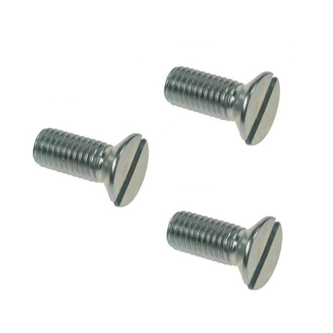 1095988 | SK127W-038-SL-CZ (PK-100) --- Countersunk Screws - 1/2-12 BSW - 12.7mm - 38.1 mm - Zinc Plated Steel Slotted Screw