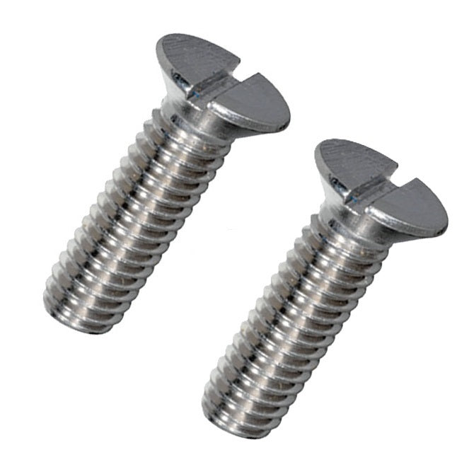 1096022 | SK127W-051-SL-CZ (PK-100) --- Countersunk Screws - 1/2-12 BSW - 12.7mm - 50.8 mm - Zinc Plated Steel Slotted Screw