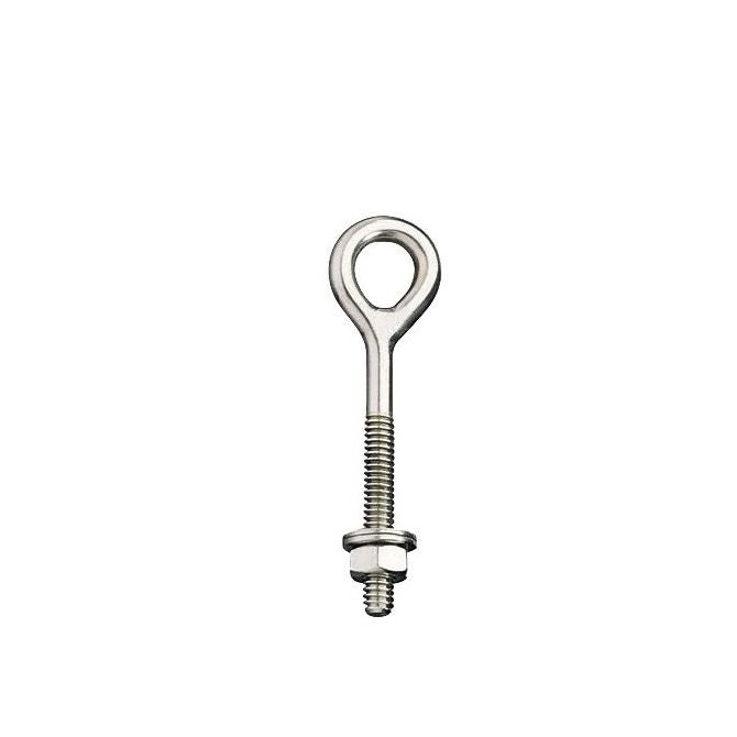 1103729 | FP-5SSRS (PK-11) --- Threaded Shank Eye Bolts - 1/2-13 UNC - 12.7mm - 152.4x25.4 mm Plain