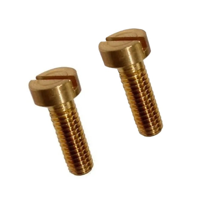 1042921 | SC028B-019-F-SL-BR (PK-200) --- Fillister Head Screws - 6BA - 2.794mm - 19.1 mm - Brass Slotted Screw