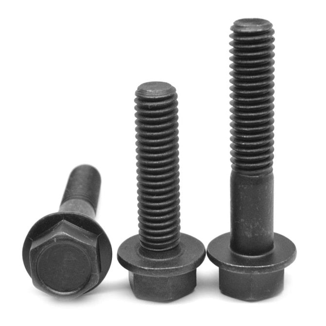 1073437 | SC064C-051-HW-NB (Per Card) --- Hex Washer Head Screws - 1/4-20 UNC - 6.35mm - 50.8 mm - Black Nylon Screw