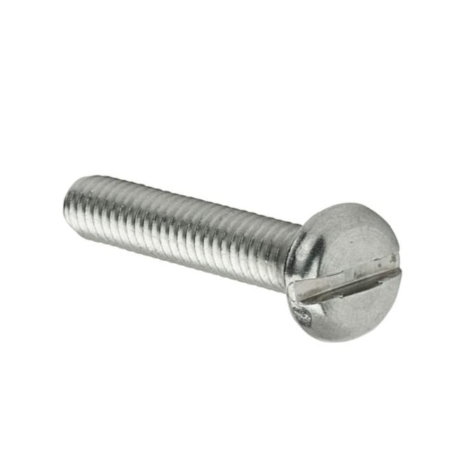 1068050 | SC060M-030-P-SL-BR (PK-200) --- Pan Head Screws - M6 - 6x1mm - 30 mm - Brass Slotted Screw