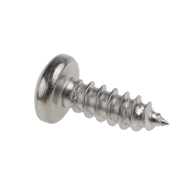 1064209 | SCT0540-013-P-PH-S4 (PK-100) --- Self Tapping Screws - 5.4x12.7 mm - 12 Pan Head - Stainless Steel 304 Similar to A2, 18-8 HRB80 Screw