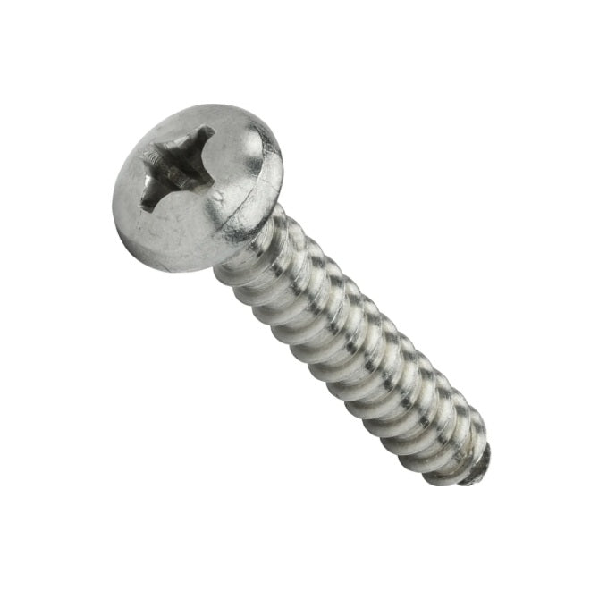 1049590 | SCT0350-025-PLS-P-PH-CZ (PK-50) --- Self Tapping Screws - 3.5x25.4 mm - 6 Soft Plastics - Zinc Plated Steel Screw