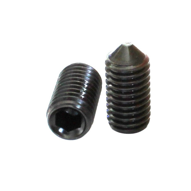 1091600 | SS100M-0250-AS-CP (PK-100) --- Cone Point Socket Set Screws - M10 - 10x1.5mm - 25 mm - Carbon Steel Screw