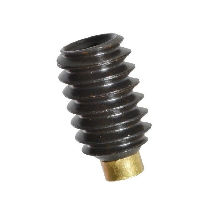 1076886 | SS064C-0064-AS-BT (Pack of 10) --- Brass Tipped Socket Set Screws - 1/4-20 UNC - 6.35mm - 6.4 mm Alloy Steel - Carbon Steel Screw