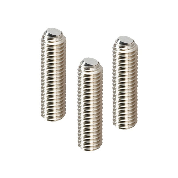 1052592 | SS040M-0097-S4-S440-FB (Each) --- Flat Tip Aligning Socket Set Screws - M4 - 4x0.7mm - 9.7 mm - Aligning Flat Tip - 304 Stainless Steel with 440C Stainless HRC 50-55 tip Screw