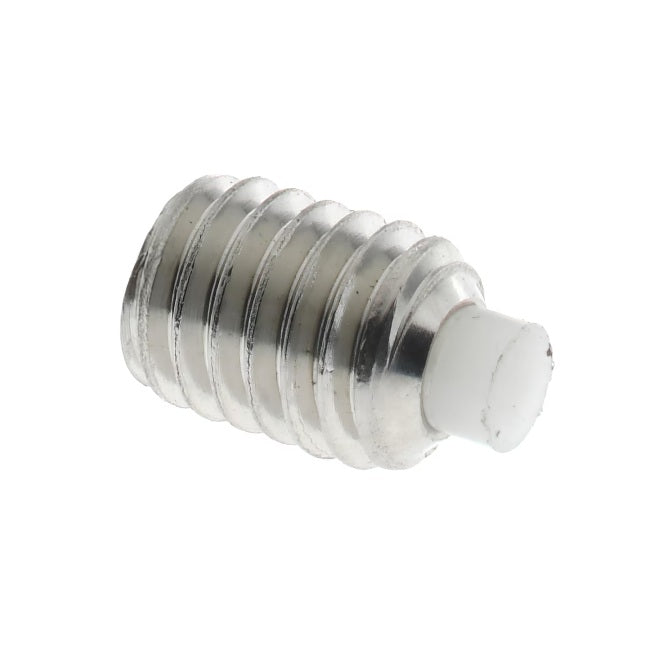 1045495 | SS030M-0120-S4-AT (Each) --- Acetal Tipped Socket Set Screws - M3 - 3x0.5mm - 12 mm - Stainless Steel 304 Similar to A2, 18-8 HRB80 Screw