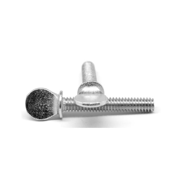1072799 | THS064C-038-F-CS-WF (Each) --- Thumb Screws - 1/4-20 UNC - 6.35mm - 38.1x53.98 mm Flat Key Head - Malleable Iron Screw