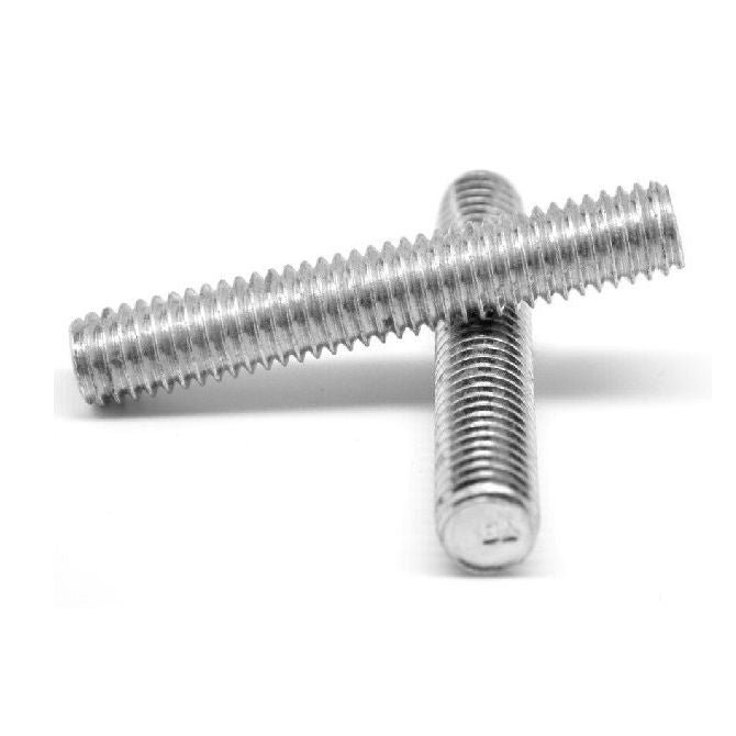 1073067 | AT064C-0038-MS (PK-200) --- Threaded Studs Threaded Rod - 1/4-20 UNC - 6.35mm - 38.1 mm - Low carbon steel Stud