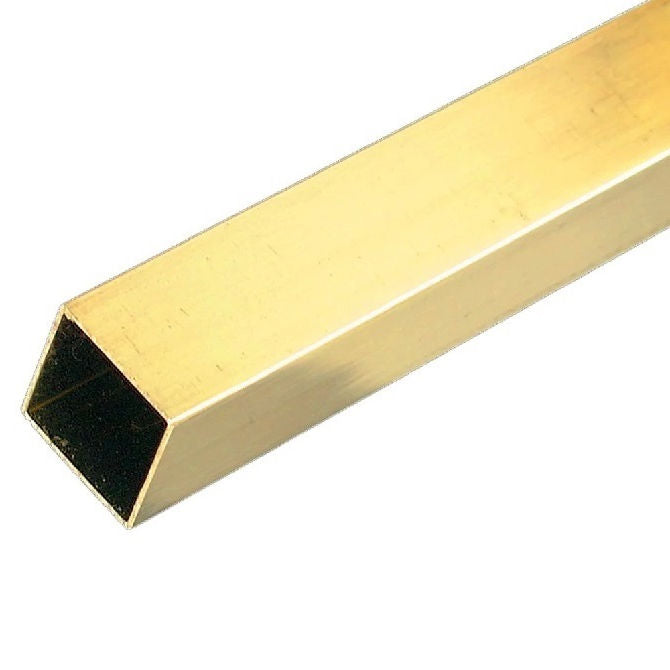 1056258 | 4T-0048-0300-BR (Each) --- Square Tube - 4.76x4.05x304.8 mm - Brass