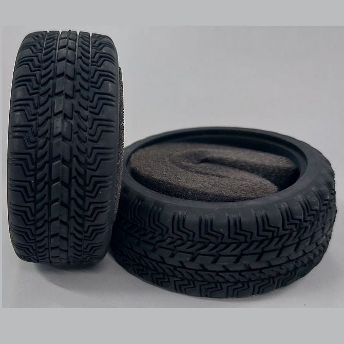 1232717 | TY-XR-063-26-OR (Per Card) --- RC Car Tyres Hobby - Type Off Road Pattern 63x26 mm Tenth Scale - Natural Rubber Tyre