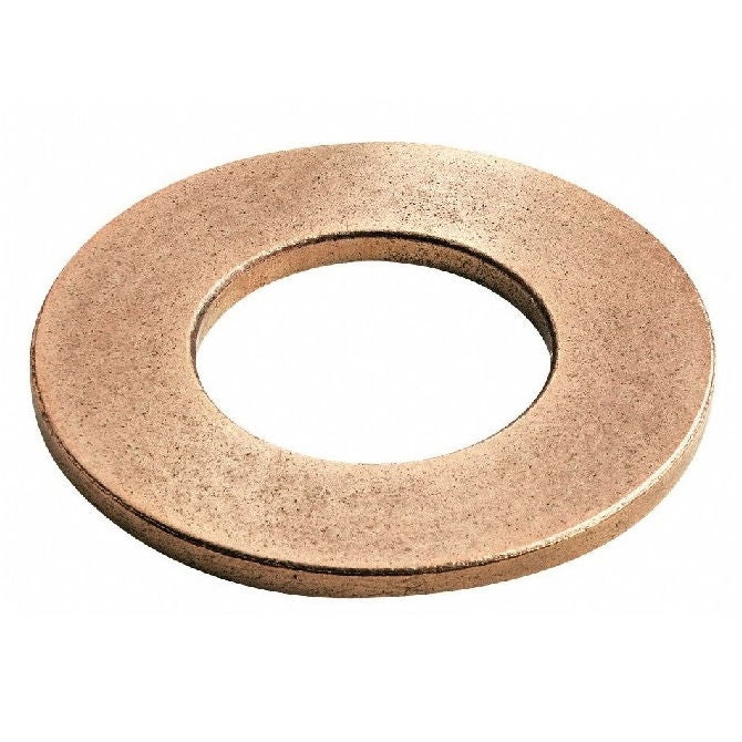 1135224 | W0254-F-038-032-SB (Each) --- Flat Washers - 25.4x38.1x3.18 mm Precision Ground Sintered Bronze - Sintered Bronze, Self Lubricating Washer