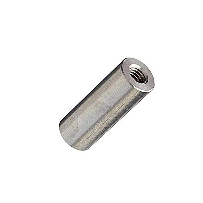 1043334 | SRD-T-0285C-05-006-S3 (Each) --- Threaded Spacers - 4-40 UNC - 2.85mm - 4.762x6.35 mm Round - Stainless Steel Grade 303/304 HRB80 Spacer