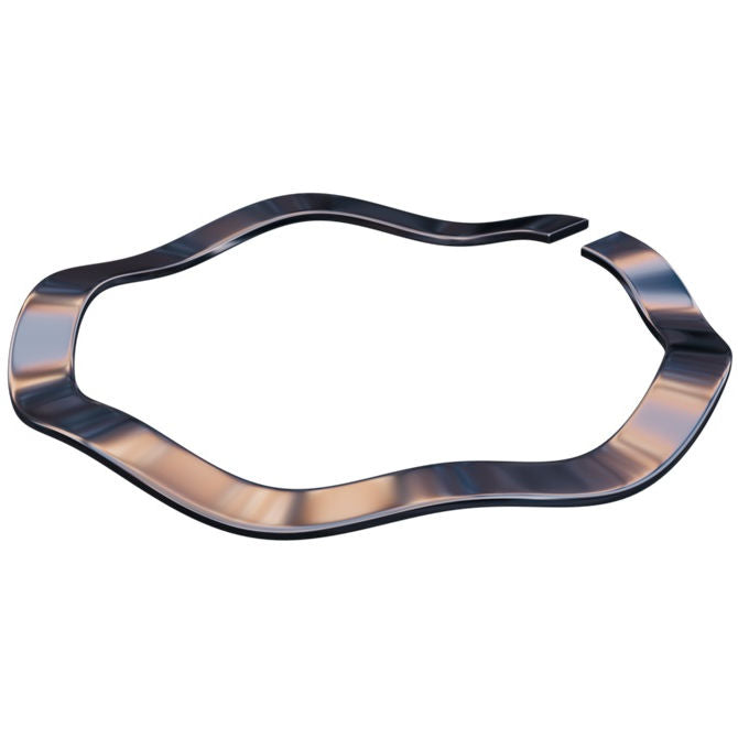 1114473 | W0160-T-022-028-W3S-C (Each) --- Spring Washers - 16x22x2.8 mm Wave - Carbon Spring Steel Self Finish Washer