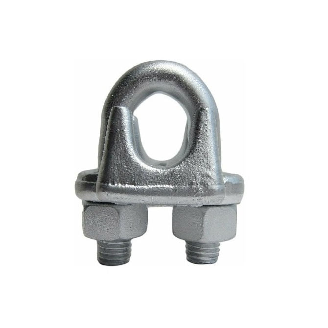 1069961 | WRC10RS (Each) --- Carbon Steel Wire Rope Clips - 6.35 mm Hot galvanized steel 2 Attachment