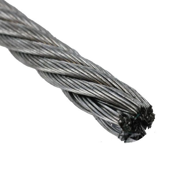 1041106 | CBLU-238-304-719 (PK-10) --- Cable Cable and Accessories - 2.38x2.381 mm - 417.3 kg Miniature - Stainless Steel 304 Similar to A2, 18-8 HRB80