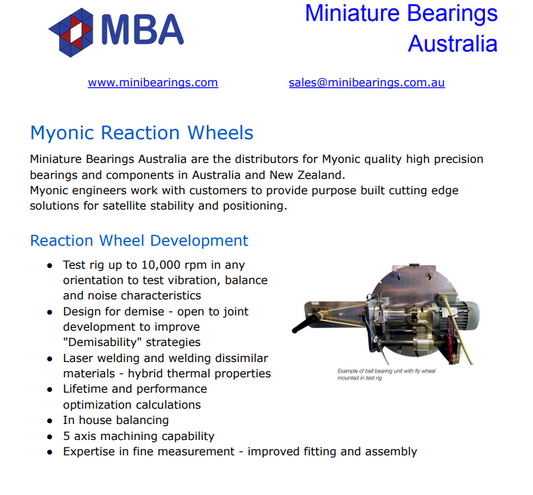 Myonic Reaction Wheels