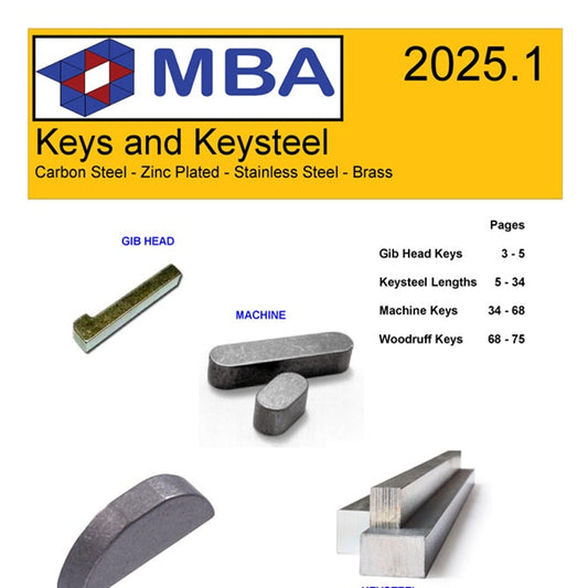 Free Keysteel & Machine Keys Catalogue