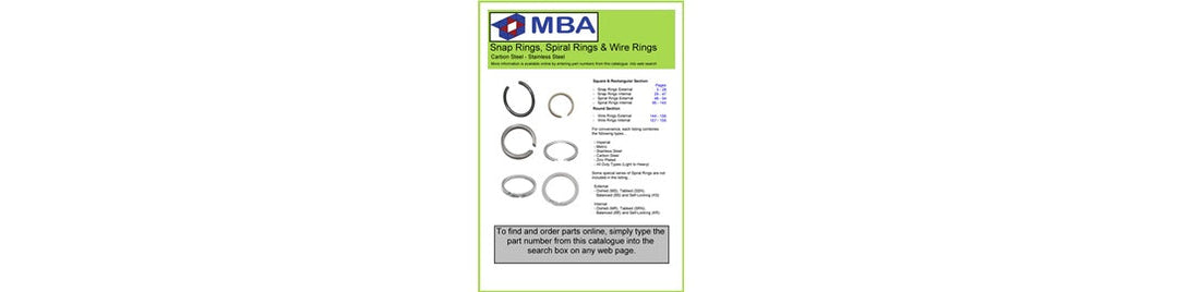 Free Snap Rings Catalogue