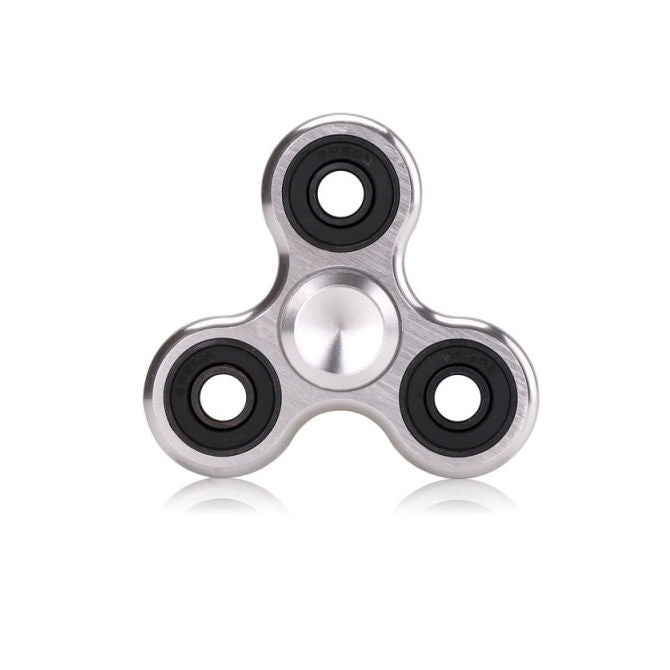 1234395 | FIDGET-SPINNER-AL-SI (PK-40) --- Promotional Items - Fidget Spinner - Silver Aluminium Body - Free running - Aluminium Body Fun Gadget