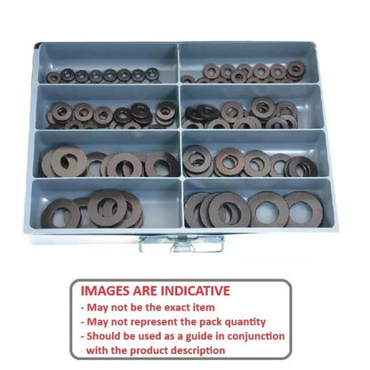 1156382 | AST-WAS-I-HD-0100 --- All Assortment Kits - Washers x 100 Imperial - Heavy duty - Machined and Case Hardened