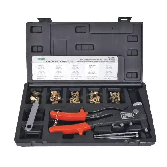 All Assortment Kits - Selection Inserts 62 Rivet Nuts plus tool and mandrels - Thread Sert Rivet Nuts and Tool