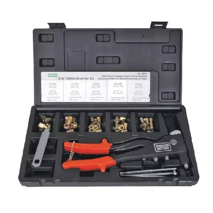 All Assortment Kits - Selection Inserts 62 Rivet Nuts plus tool and mandrels - Thread Sert Rivet Nuts and Tool