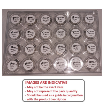 1233493 | AST-SHIM-S4-240 (Each) --- Small Parts Assortment Kits - Selection Shim Washers 240 - 10 of each size - - Metric 304 Stainless - Stainless Steel 304 Similar to A2, 18-8 HRB80