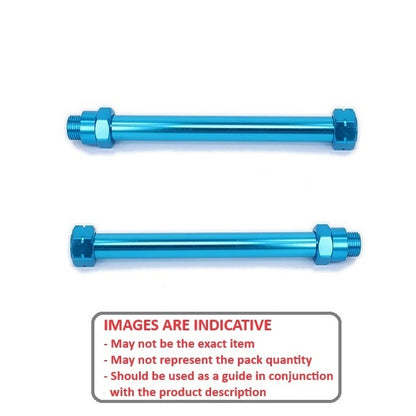 1225684 | AXLE-8-BL --- Accessories - Axle Blue 1/8 Scale