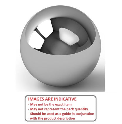 1151847 | BL-03810-S4-G200 (PK-100) --- Metallic Balls - 38.1 mm 304 Stainless - ISO 3290 Grade 200 Ball