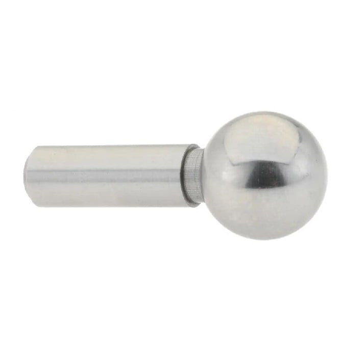 Sfera per utensili 12,7 x 9,525 x 38,1 mm - Acciaio press fit standard in un unico pezzo - MBA (confezione da 1)