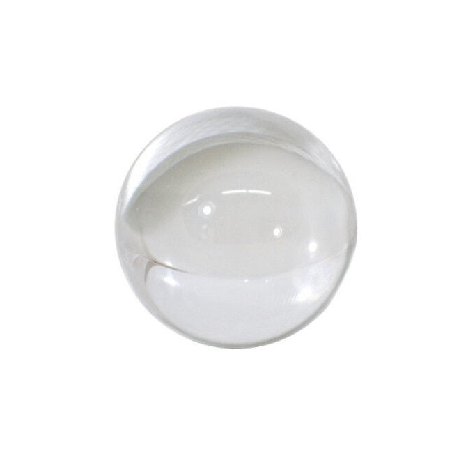 Sfera di plastica 3,97 mm - Acrilico - Grado di precisione 3 - Trasparente - MBA (confezione da 10)