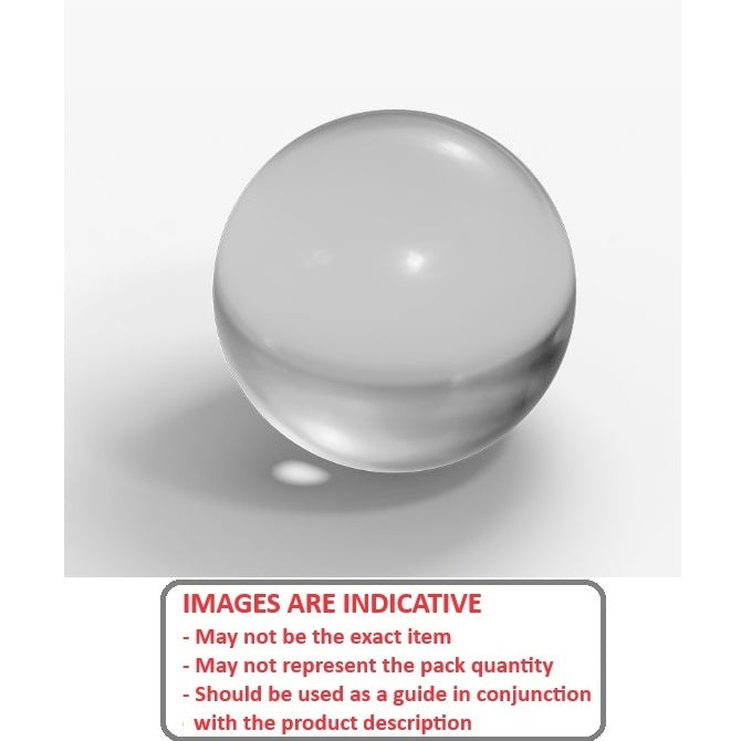 1002211 | BL-00058-FS-G25 (PK-5) --- Glass Balls - 0.579 mm Fused Silica - AFBMA Grade 25 Ball