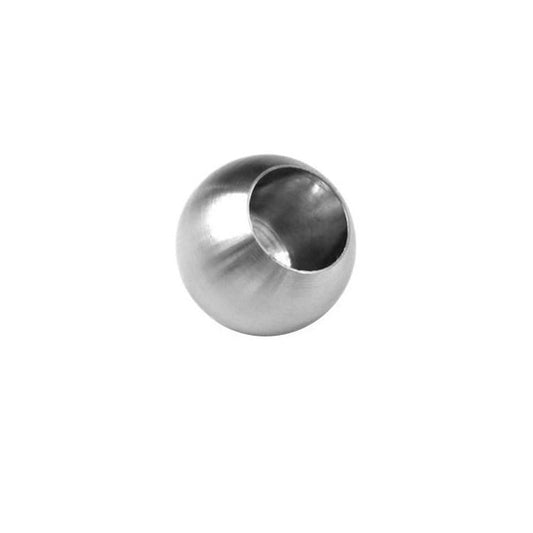 Sfera in acciaio 12,7 mm - Acciaio cromato forato SAE52100 - Lucido - MBA (confezione da 1)