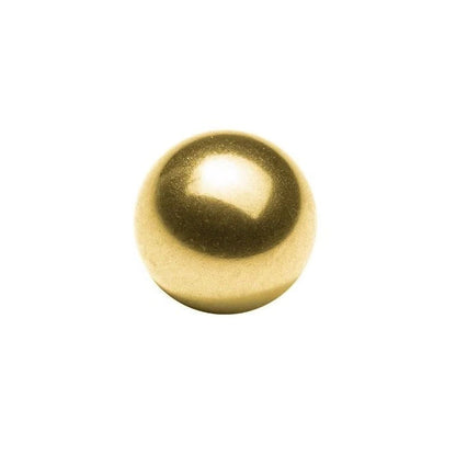 1087507 | BL-00953-BR-G500 (PK-10) --- Metallic Balls - 9.525 mm Brass - AFBMA Grade 500 Ball