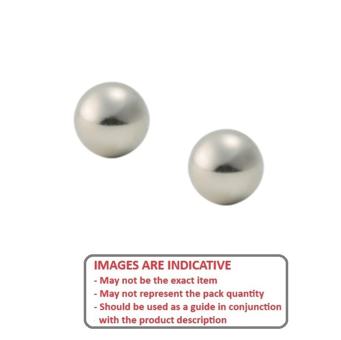 1090369 | BL-00953-MAGN40 (10 Pcs) --- Metallic Balls - 9.53 mm Neodymium N-40 Not Applicable