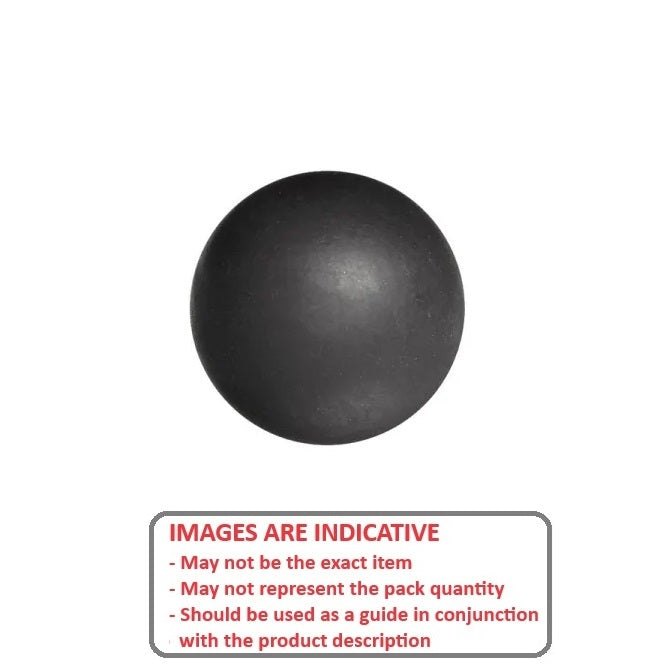 1069893 | BL-00635-NR (Each) --- Rubber Balls - 6.35 mm Nitrile - BUNA-N - - Grade 2 Ball