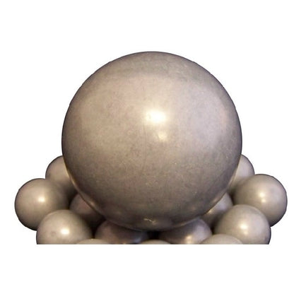 Sfera in plastica 25,4 mm - PVC - Grado di precisione 2 - Grigio - MBA (confezione da 40)