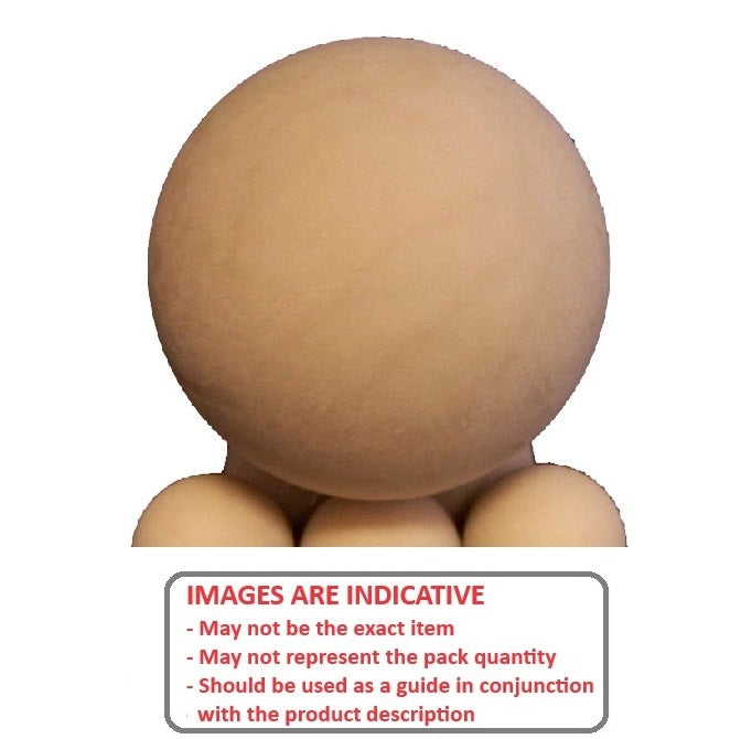 1171200 | BL-06350-R87A (PK-13) --- Rubber Balls - 63.5 mm Santoprene Rubber - ISO 3290 Grade 3 Santoprene 87A Ball