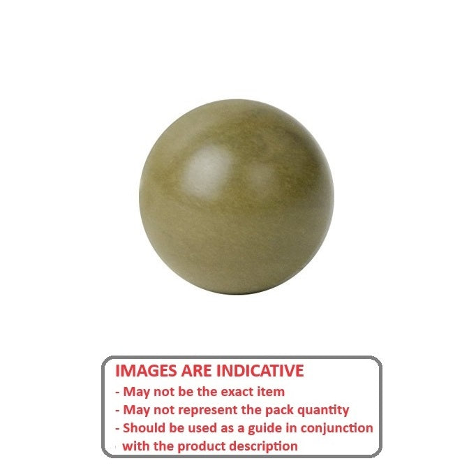 1047684 | BL-00318-TO (PK-10) --- Plastic Balls - 3.18 mm Torlon - Polyamide-imide - - Grade II Ball