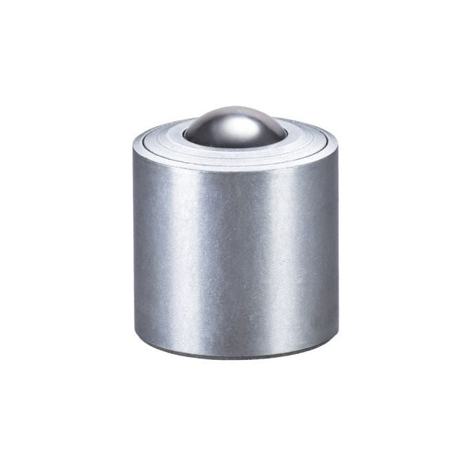 1090159 | BTU0010-010-P-Z-SL (Each) --- Spring Loaded Ball Transfer Units - 10 kg - 9.5x36.5 mm Unflanged - Steel Zinc Plated