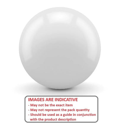 1095368 | BL-01000-ZR-G25 (Pack of 50)  --- Ceramic Balls - 10 mm ZRO2 - AFBMA Grade 25 Zirconia Ball