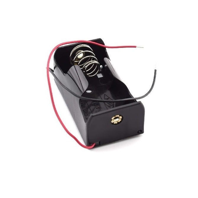 1000020 | BAT-HOL-D-01 (PK-2) --- Holders Battery Accessories - D Cell Battery Holder 1 x D Cell - 71 x 71 x 31 - Acetal