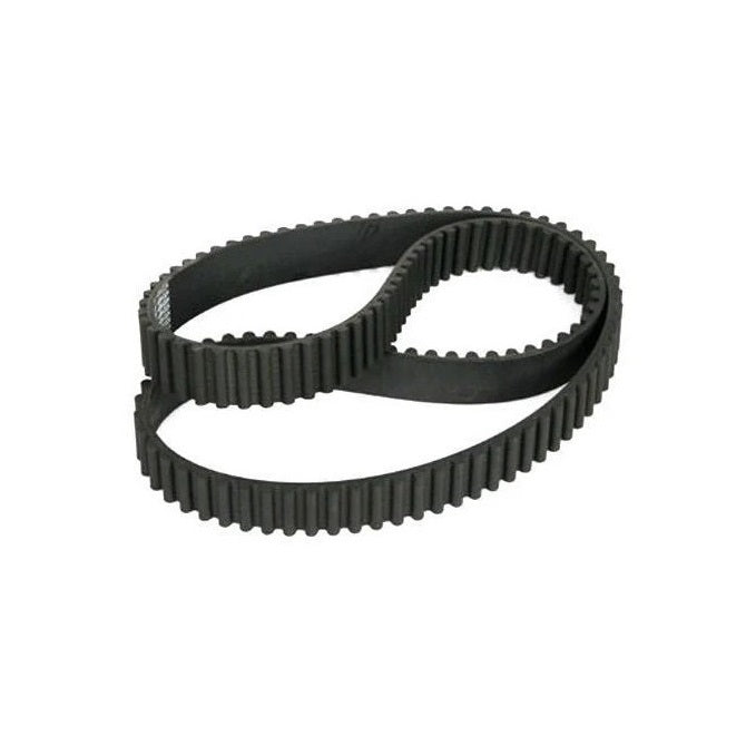 Courroie de distribution 95 dents courbées 6 mm de large - Néoprène métrique recouvert de nylon avec cordons en fibre de verre - Noir - Pas courbe GT 2 mm - MBA (lot de 1)