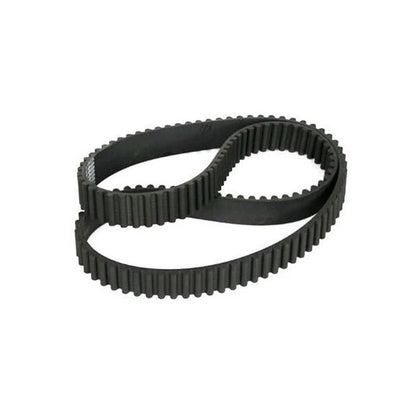 Courroie de distribution 91 dents courbées 6 mm de large - Néoprène métrique recouvert de nylon avec cordons en fibre de verre - Noir - Pas courbe GT 2 mm - MBA (lot de 1)